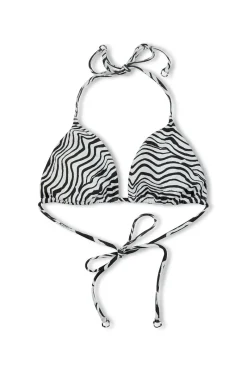 Zulu & Zephyr Ripple Stripe Halter Top Flash Sale