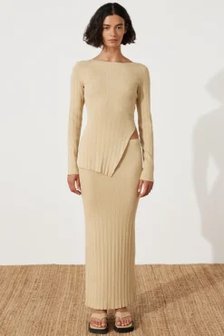 Zulu & Zephyr Sand Rib Knit Top Online