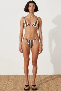 Zulu & Zephyr Sarong Flower Rouched Triangle Best