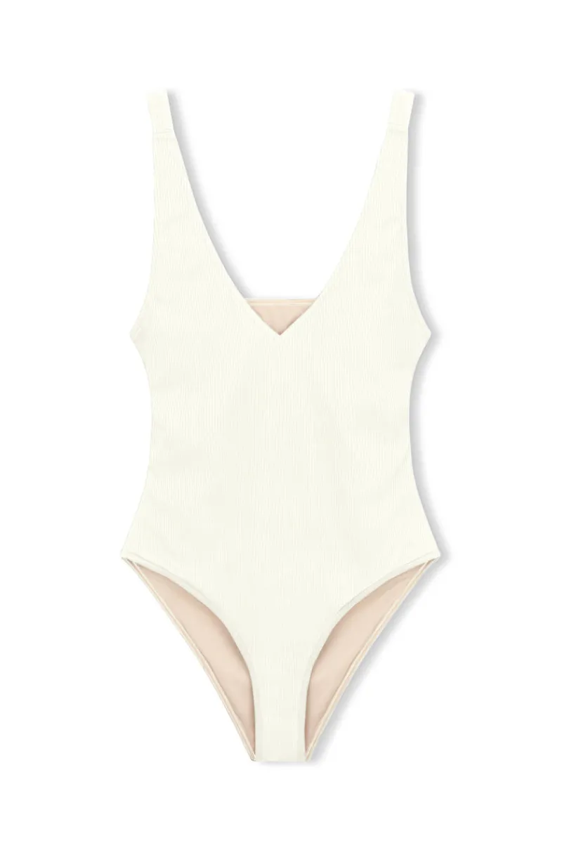 Zulu & Zephyr Signature Bikini One Piece - Coconut Cheap