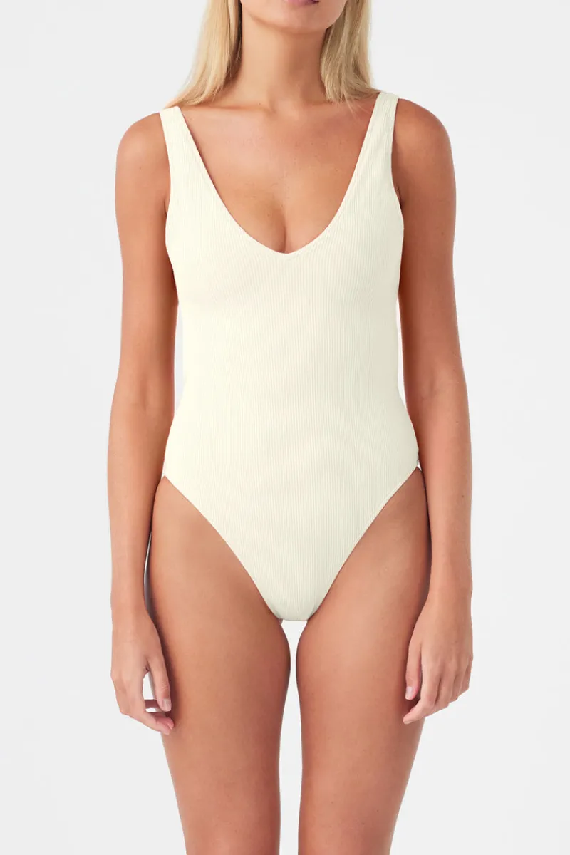 Zulu & Zephyr Signature Bikini One Piece - Coconut Cheap