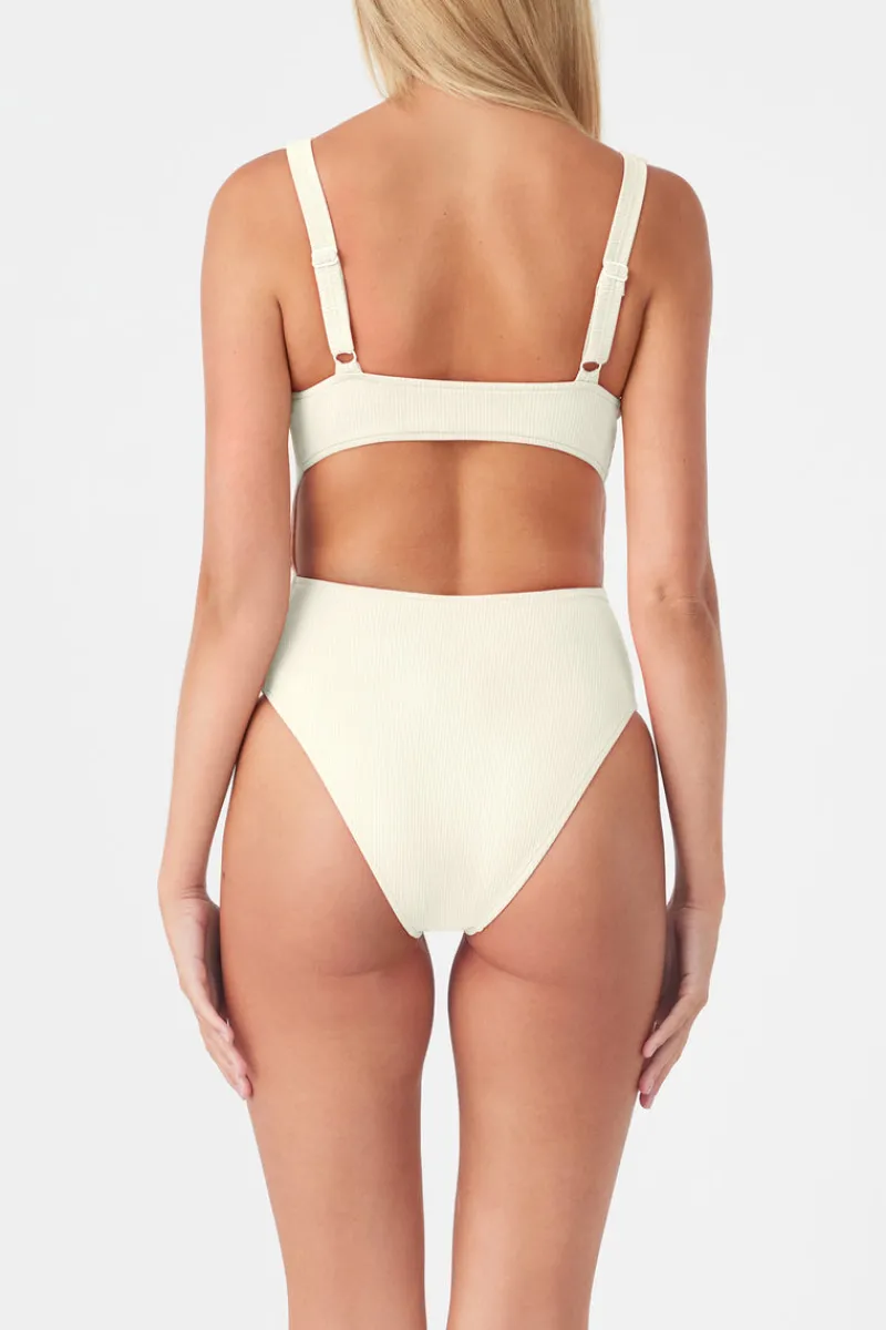 Zulu & Zephyr Signature Bikini One Piece - Coconut Cheap