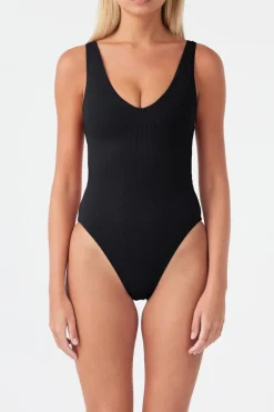 Zulu & Zephyr Signature Bikini One Piece - Black Shop