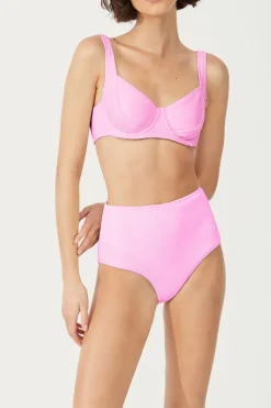 Zulu & Zephyr Signature Bra Cup Top - Sea Pink Discount