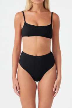 Zulu & Zephyr Signature Bralette Top - Black Fashion