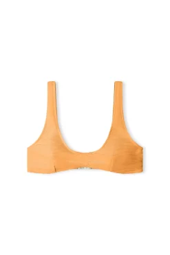 Zulu & Zephyr Signature Crop Bralette Top - Tangerine Discount