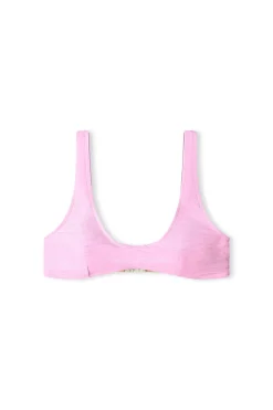 Zulu & Zephyr Signature Crop Bralette Top - Sea Pink Store