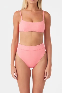 Zulu & Zephyr Signature High Waisted Brief - Coral Cheap