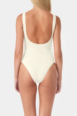 Zulu & Zephyr Signature Scooped Back One Piece - Coconut Outlet