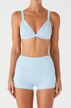 Zulu & Zephyr Signature Stripe Harness Top - Shallow Blue Flash Sale