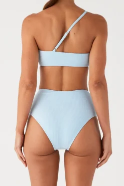 Zulu & Zephyr Signature Stripe High Full Brief - Shallow Blue Best