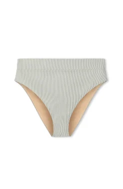 Zulu & Zephyr Signature Stripe High Waisted Brief - Coconut Best Sale