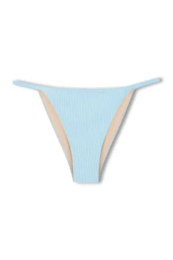 Zulu & Zephyr Signature Stripe Hipster String Brief - Shallow Blue Outlet