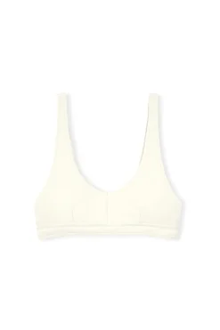 Zulu & Zephyr Signature Waistband Bralette Top - Coconut New