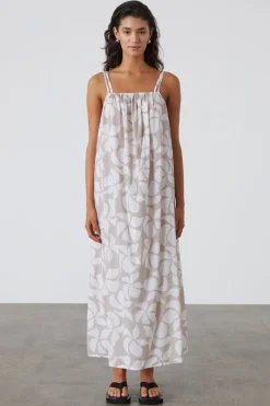 Zulu & Zephyr Silver Lilo Organic Cotton Dress Online