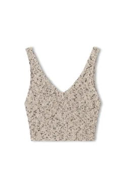 Zulu & Zephyr Stone Marle Organic Blend Knit Top Store