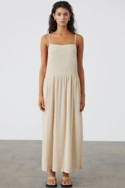 Zulu & Zephyr Stone Sheer Textured Dress Outlet