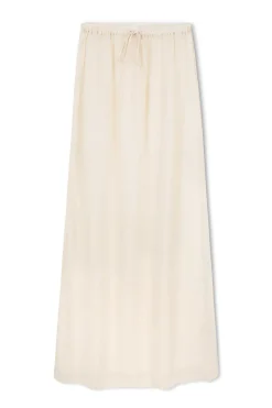 Zulu & Zephyr Stone Sheer Textured Maxi Skirt Best Sale