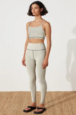 Zulu & Zephyr Stripe Rib Singlet - Coconut Fashion