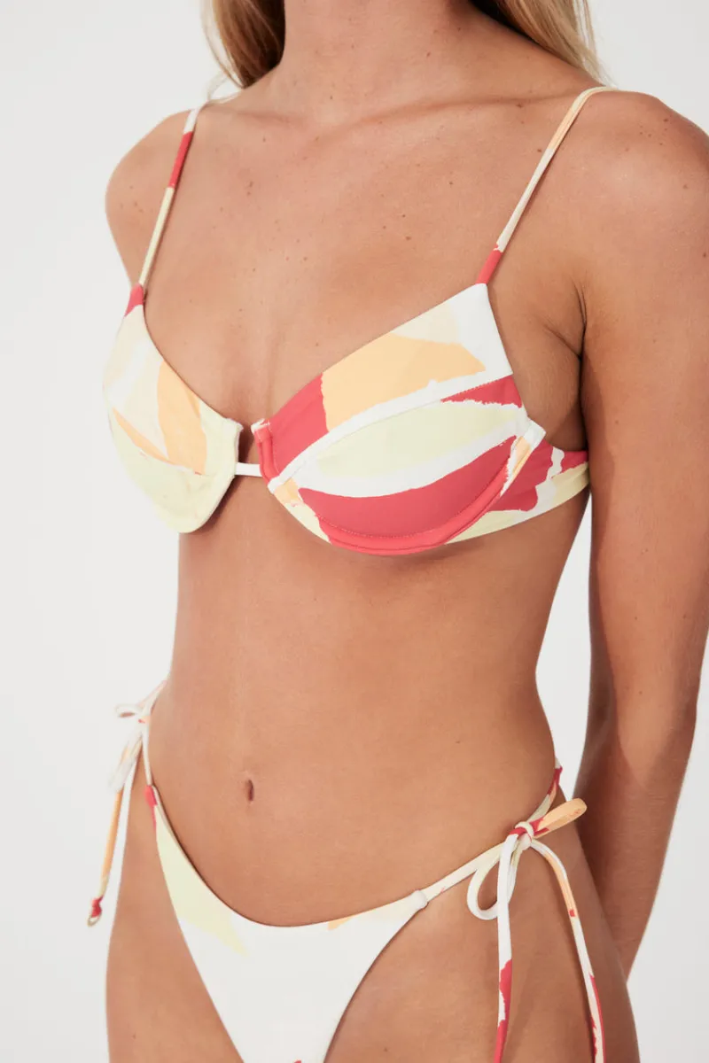 Zulu & Zephyr Sunset Tile Balconette Bra Cup Fashion