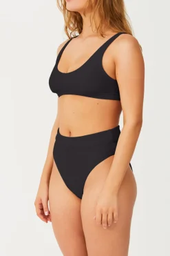Zulu & Zephyr Waistband Bralette Top - Black Online