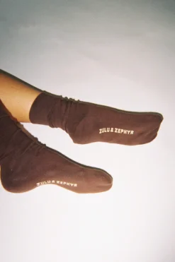 Zulu & Zephyr Logo Sock - Currant Best