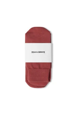 Zulu & Zephyr Logo Sock - Plum Clearance