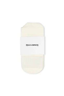 Zulu & Zephyr Logo Socks - Cream Hot