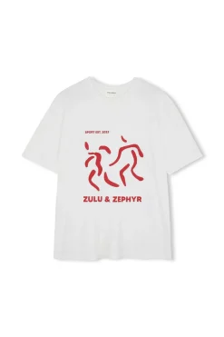 Zulu & Zephyr Sports Tee - Chilli Red Online