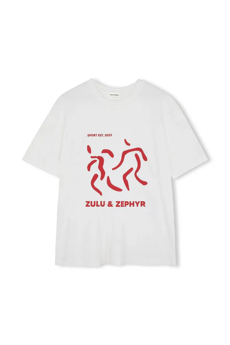 Zulu & Zephyr Sports Tee - Chilli Red Online