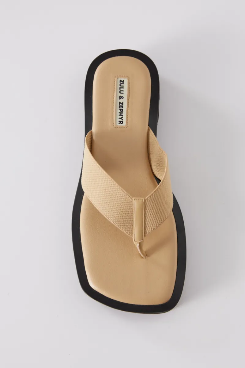 Zulu & Zephyr Thong - Natural Best