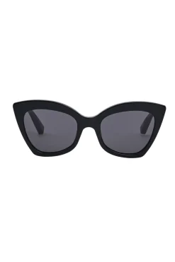 Zulu & Zephyr x Local Supply - Cat Eye Sunglasses - Black Discount