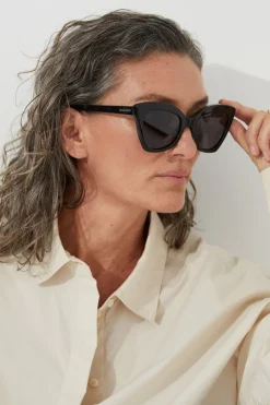 Zulu & Zephyr x Local Supply - Cat Eye Sunglasses - Black Discount