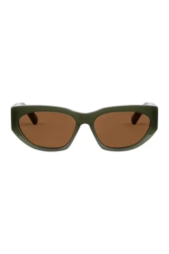 Zulu & Zephyr x Local Supply - Oval Sunglasses - Olive Hot